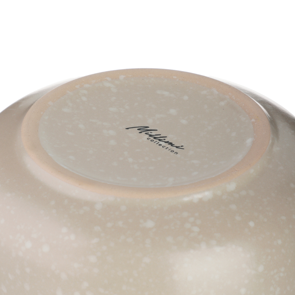 MILLIMI Салатник 620мл, 14.5х6см, керамика, бежевый - #6