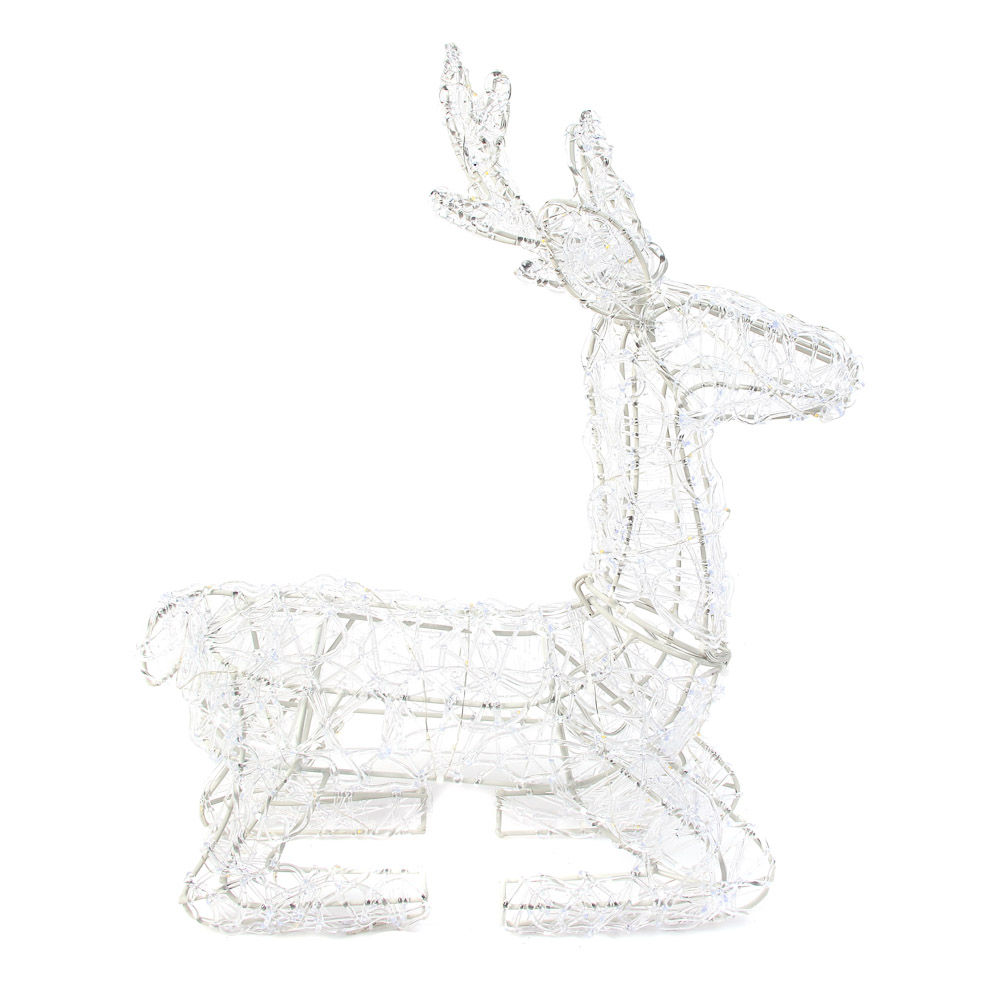 СНОУ БУМ Олень, 100 LED, 38 см, белый, постоянное свечение - #2