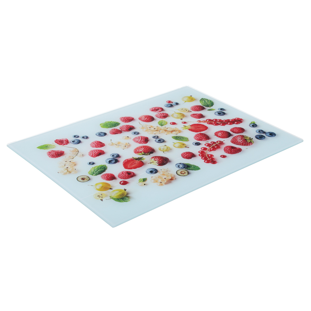 VETTA Ягодное ассорти Доска разделочная стеклянная, 30х40х0,4см, 2 дизайна - #3