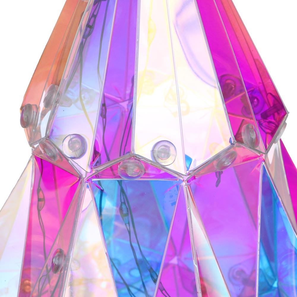 СНОУ БУМ Елочка 3 этажная, 25x37 см, 150 LED, постоянное свечение, USB - #9