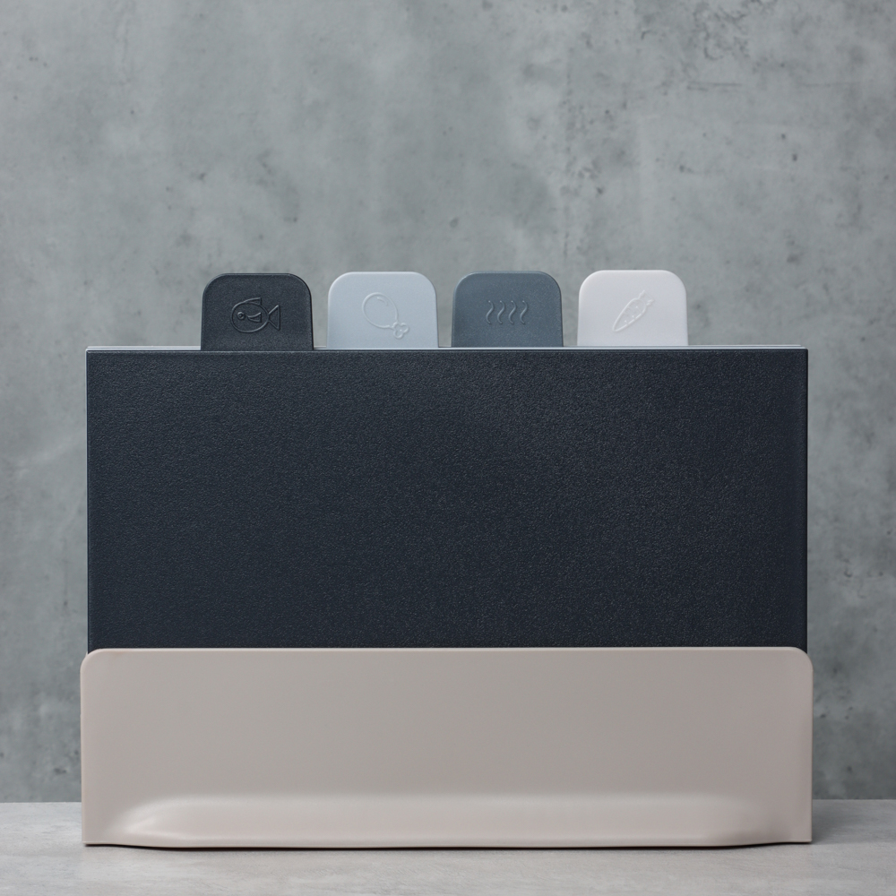 SATOSHI Набор досок разделочных на подставке 5пр 29х22,5х0,5см, пластик - #13