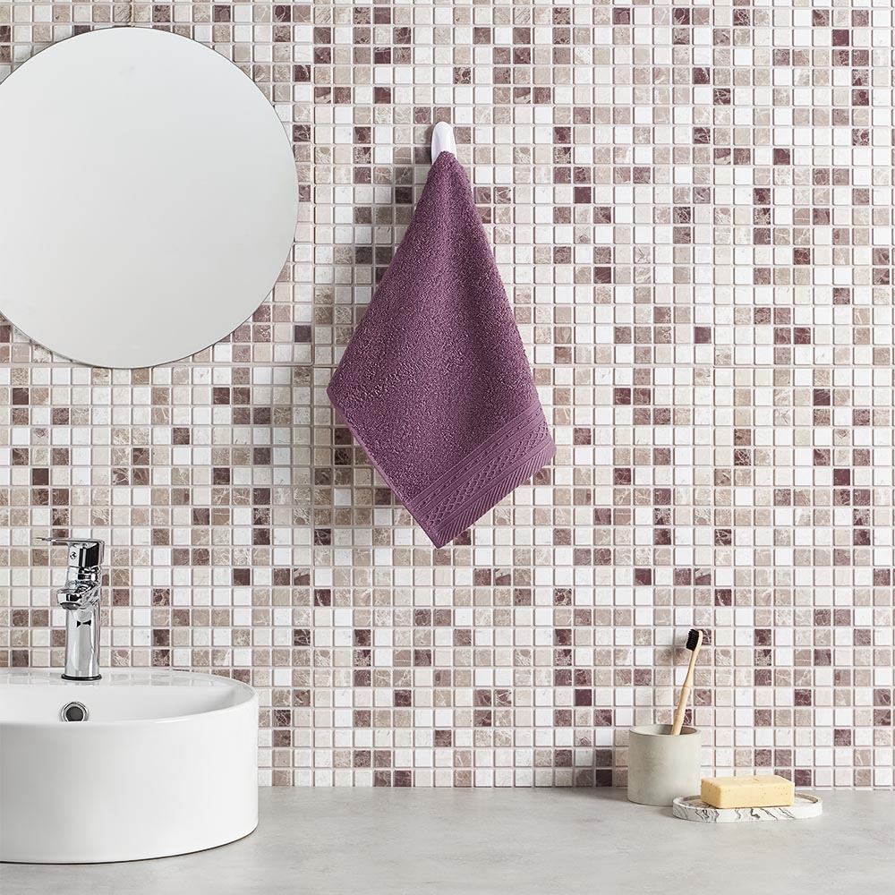 PROVANCE Хейзел Полотенце махровое, 100% хлопок, 30х50см, 400гр/м, сливовый - #7