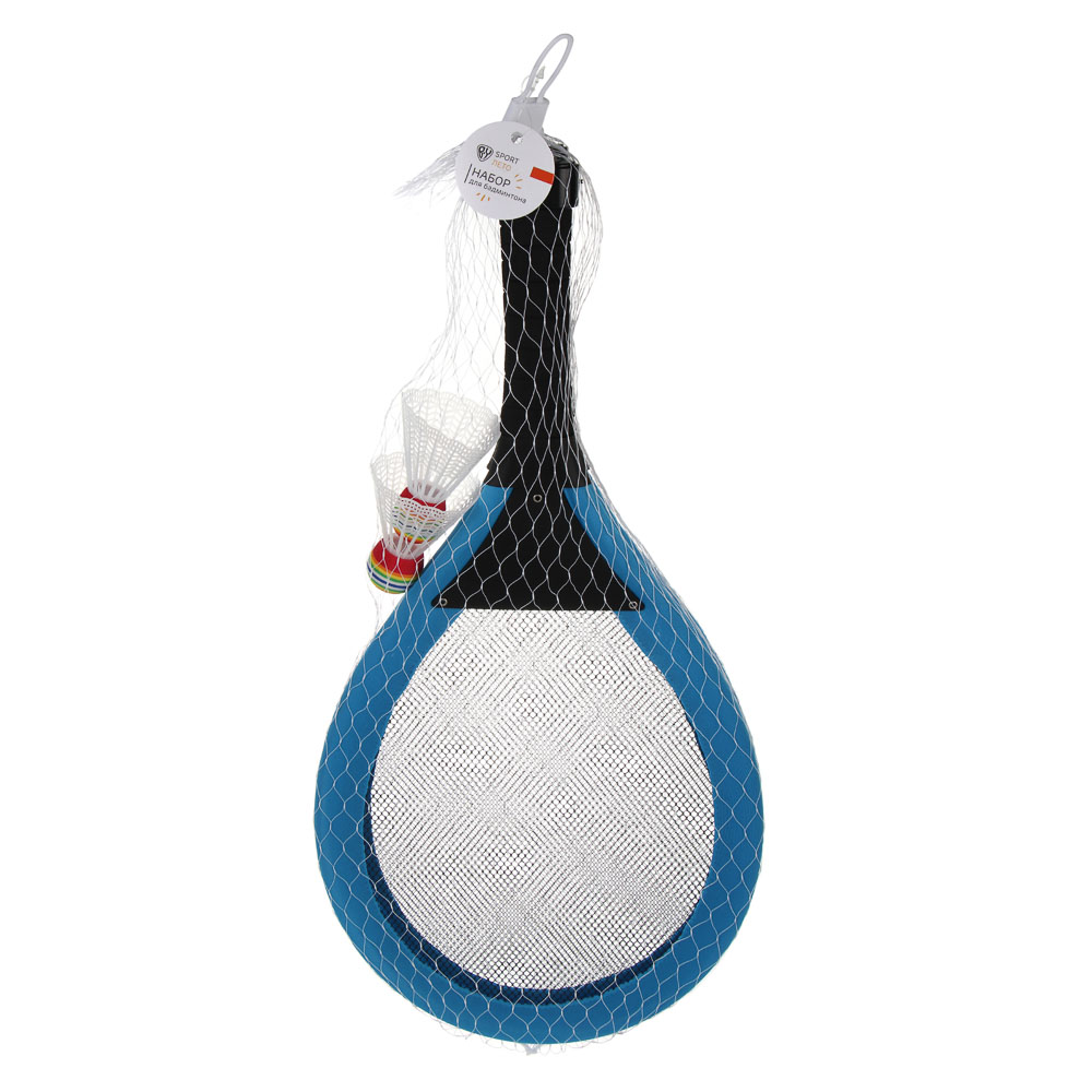 Набор для бадминтона, тм BY SPORT, 2 ракетки 55см с 9LED диодами, 1 волан c LED, 1 волан без LED - #6