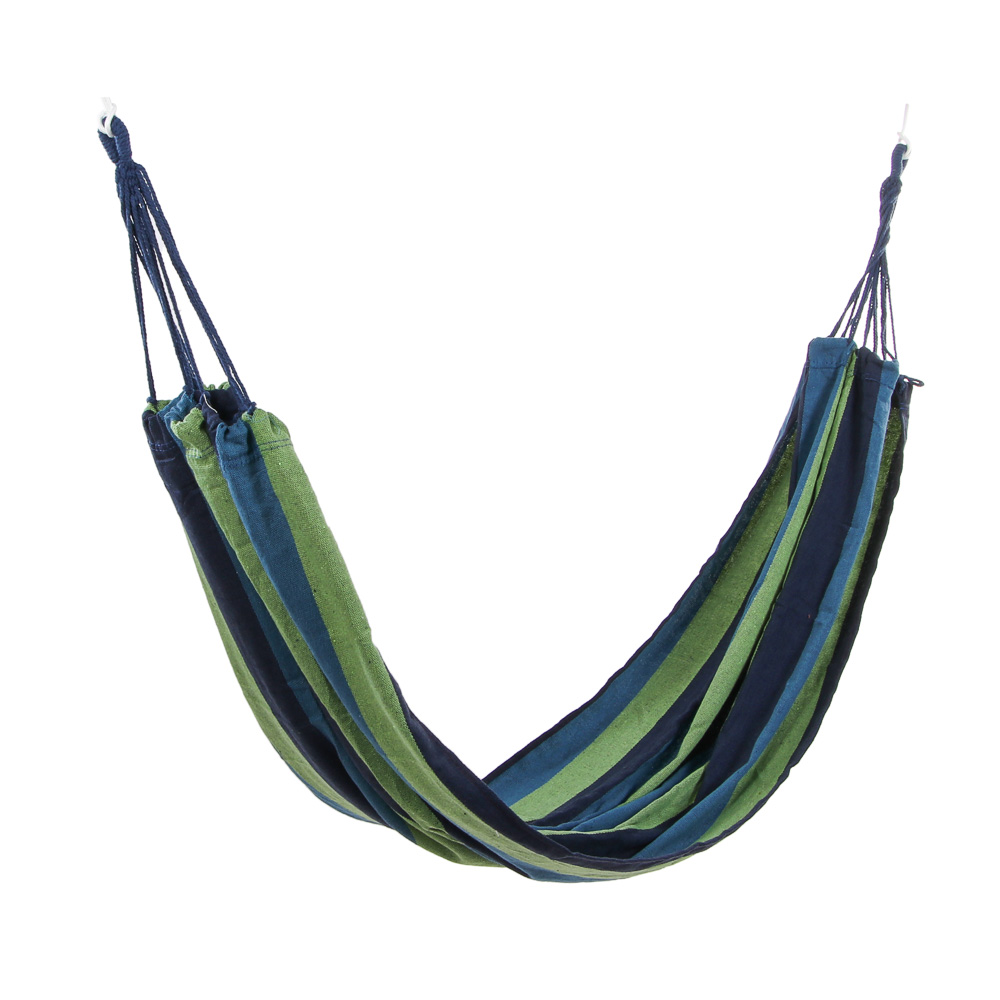 Гамак тм РУССО ТУРИСТО, 200х80см, хлопок, полиэстер, полосатый, до 100кг - #2