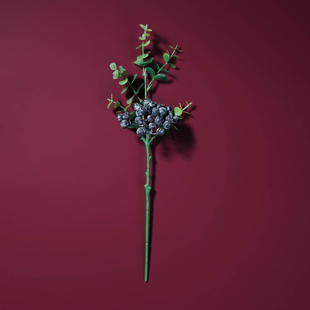 LADECOR Ветка с ягодами искусственная, 34 см, пластик, ткань - #18