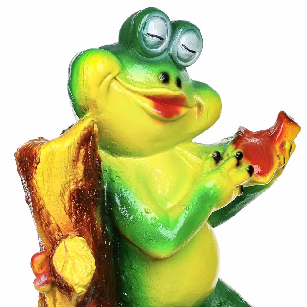 Фигура садовая Лягушка со скрипкой 35x22см, гипс - #5