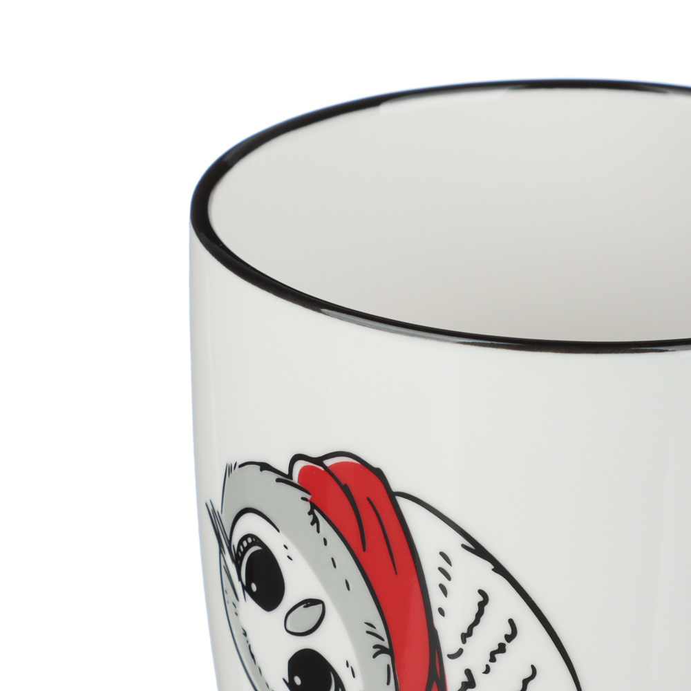 Кружка тм MILLIMI Совы 350мл, фарфор, 4 дизайна - #4