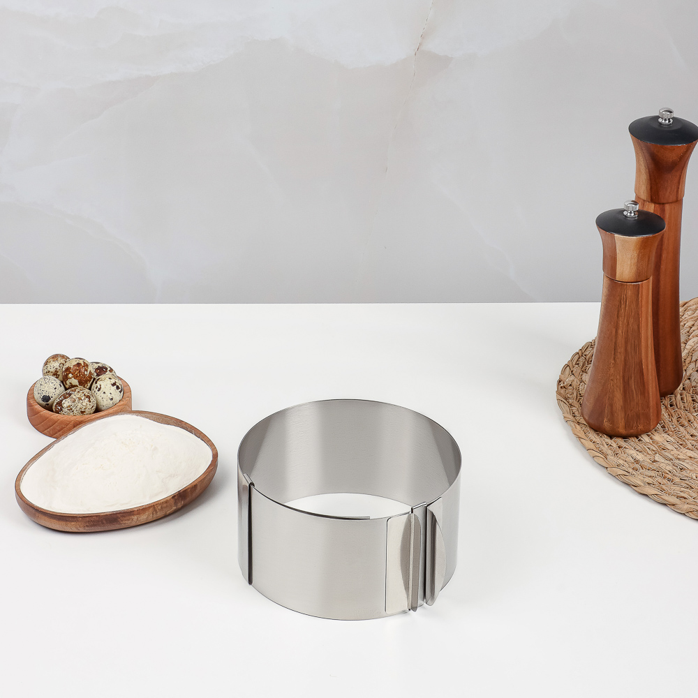 SATOSHI Форма для выпечки раздвижная 16-30х8см, нерж.сталь - #7