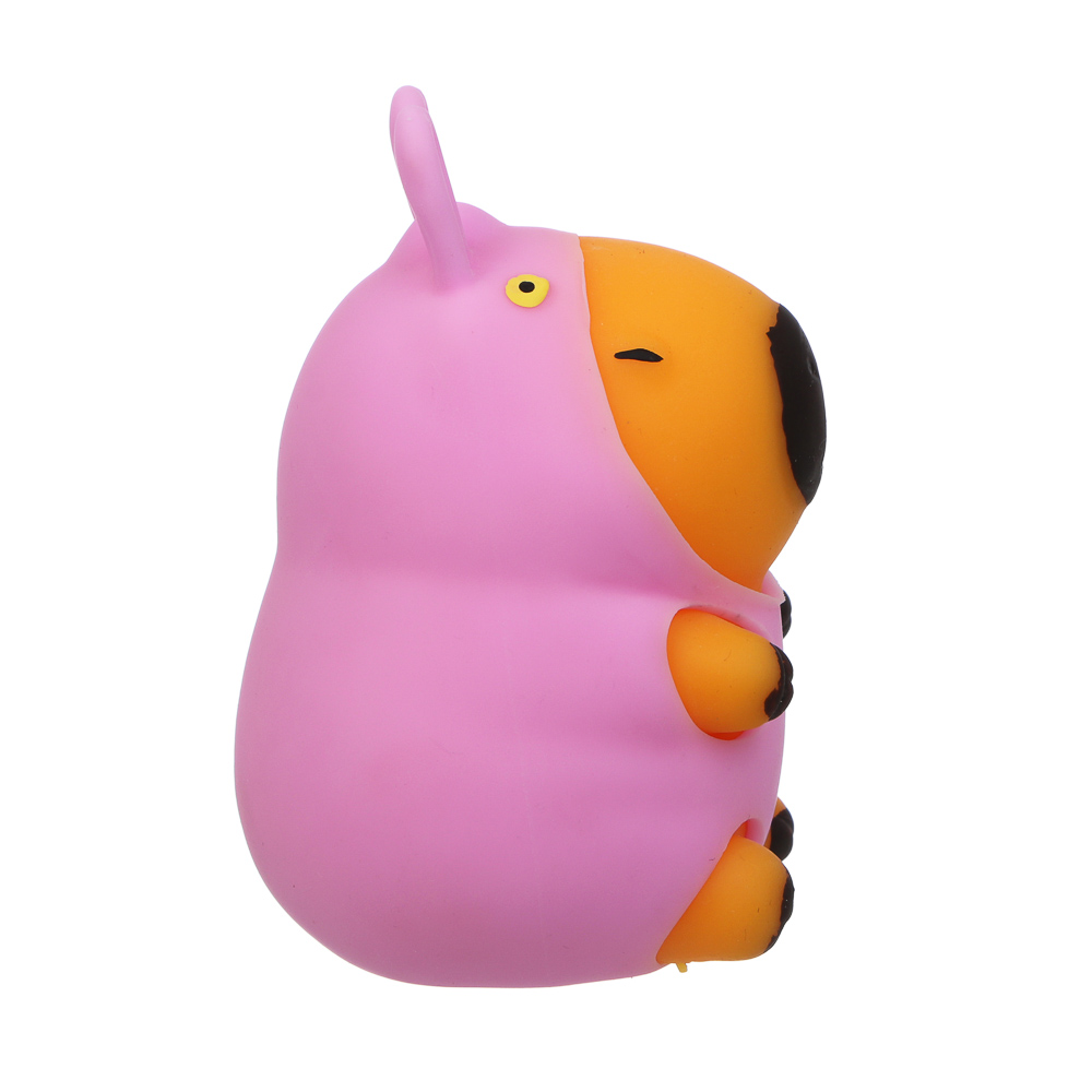 ИГРОЛЕНД Игрушка-антистресс, мялка "Капибара в костюмчике", 10х6,5см, TPR, 4 дизайна - #7