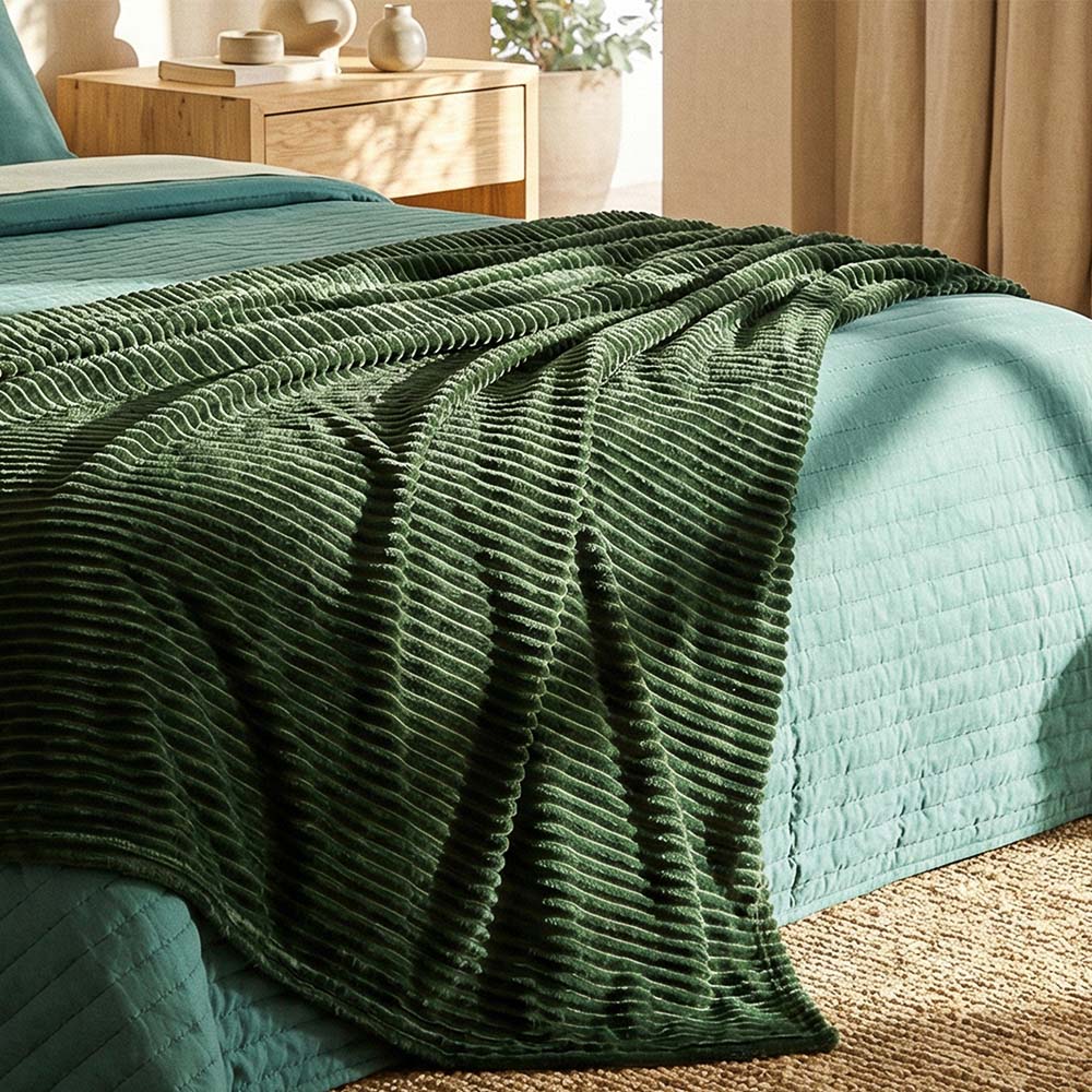 PROVANCE Мосс Плед микрофибра 150х200см, полоска, 260 г/м, 100% полиэстер, 2 цвета - #10