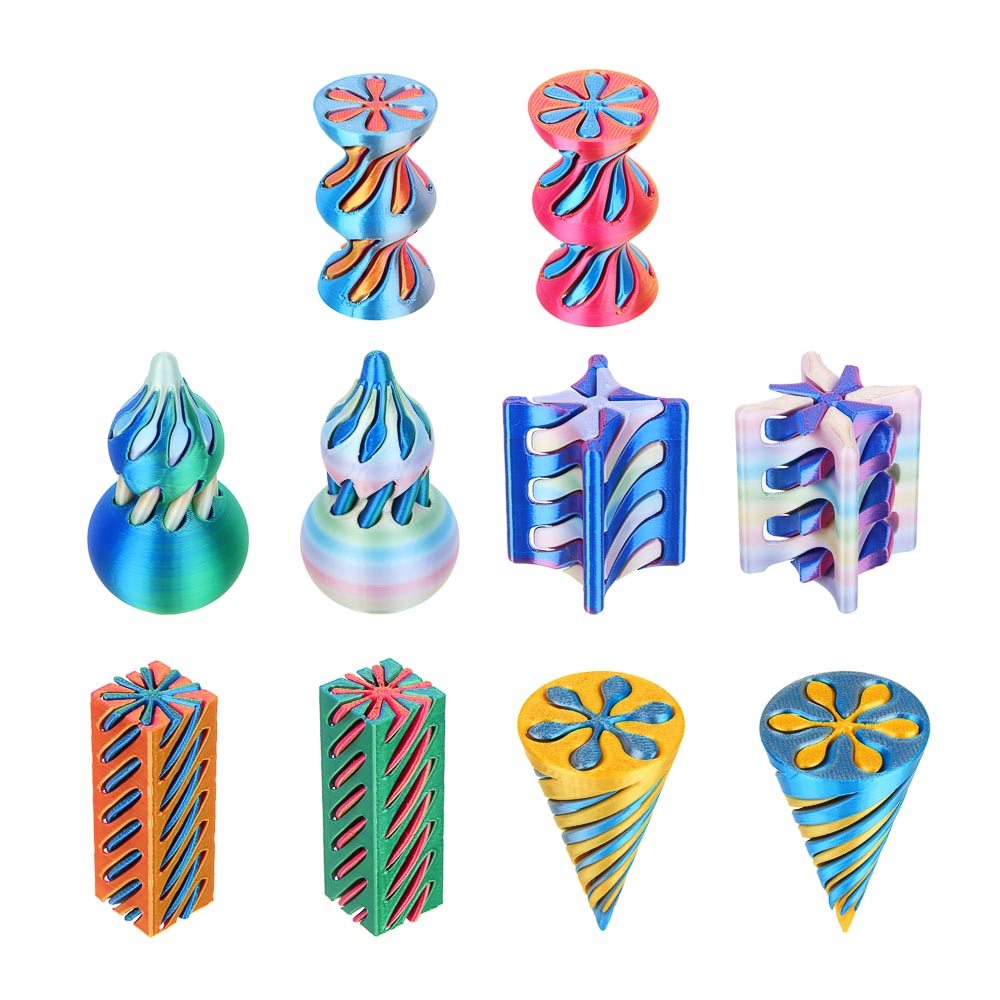 ИГРОЛЕНД Игрушка головоломка 3D "Бесконечность", пластик, 6,5см, 5 дизайнов - #2