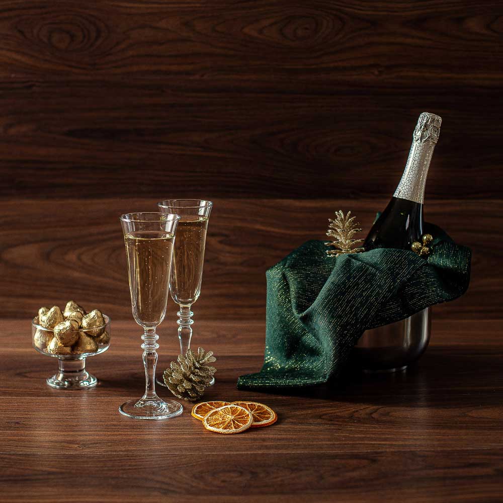 Набор бокалов для шампанского Pasabahce "Винтаж", 2 шт, 190 мл - #6