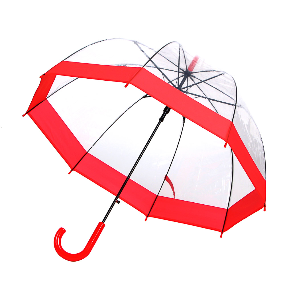 Зонт-трость женский, сплав, пластик, ПВХ, 58см, 8 спиц, 4 дизайна - #3