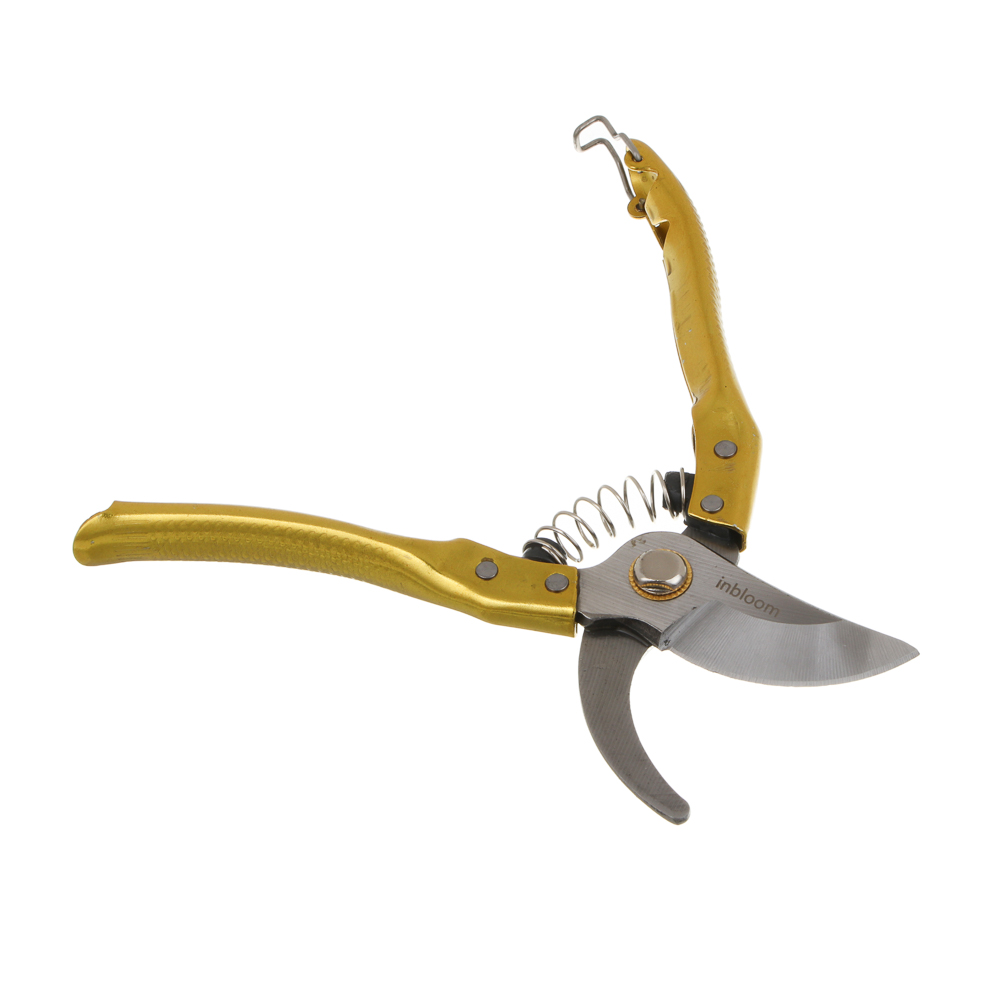 Секатор плоскостной тм INBLOOM с дополнительной пружиной, 21см, марганцевая сталь 65М - #1