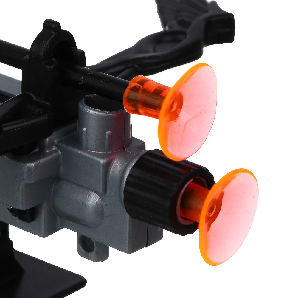 ИГРОЛЕНД Мини-арбалет на пружинах "Точный выстрел", 2 стрелы с присосками, PP, 14х5х18 см, 2 диз - #7