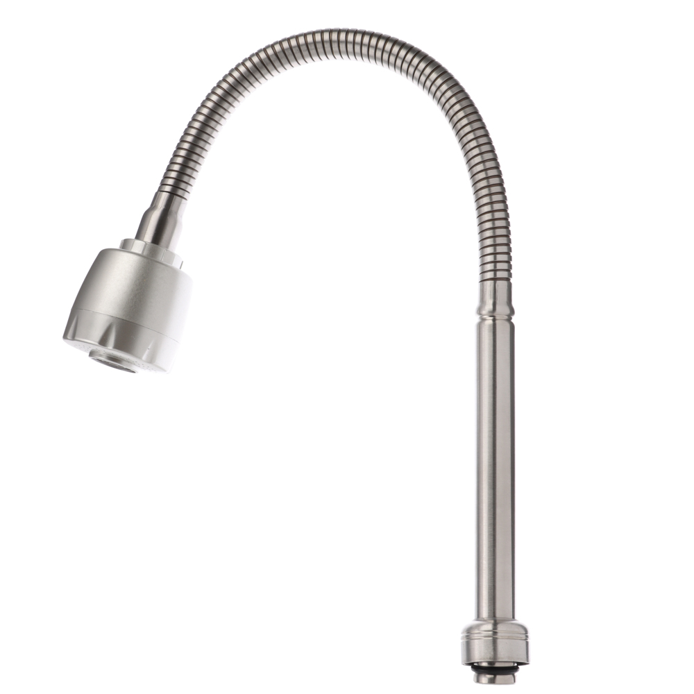 Излив смесителя для кухни, гибкий, 50см, нерж. сталь, EPDM, с гайкой, сатин - #3