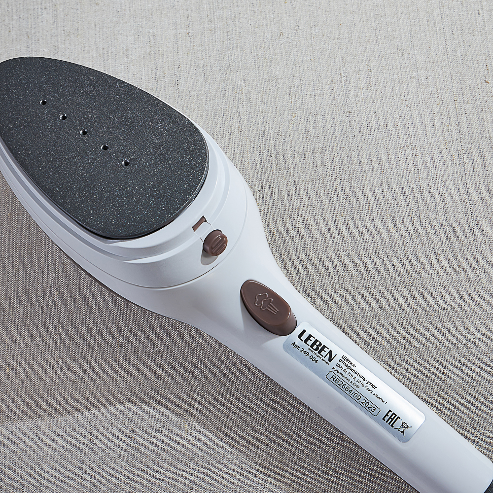 LEBEN Щётка-отпариватель-утюг 1000Вт, тефл. покрыт, терморегулятор, резевр. 100мл, пар 15гр.мин. - #10