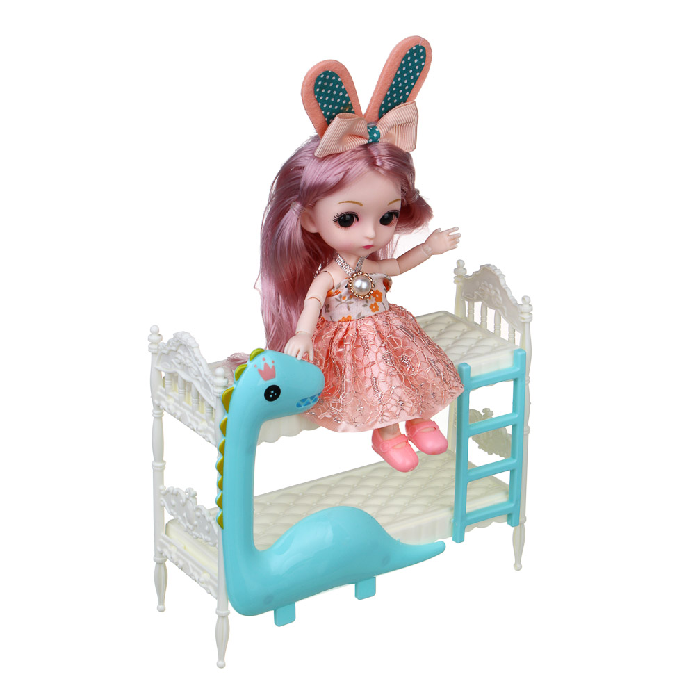 ИГРОЛЕНД Кукла 15 см с акс. и питомцами, PVC, PP, ABS, 38,5х8,5х25,5 см - #7