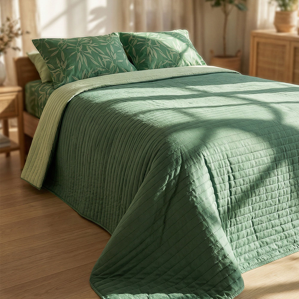 PROVANCE Мосс Покрывало стеганое двустороннее 180х200см, 100% полиэстер, 2 цвета - #7