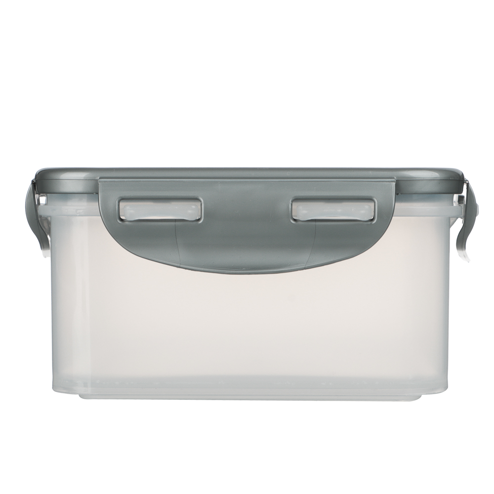 Контейнер герметичный для СВЧ с защелками, 1,1л, 205х135х67мм, пластик - #5