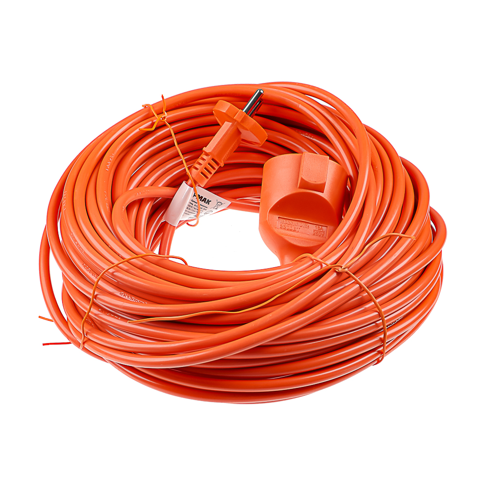 ЕРМАК Удлинитель силовой в мотке, 2х1,5 мм2, длина 30м (маск.нагрузка 16А или 2,2кВт) - #1