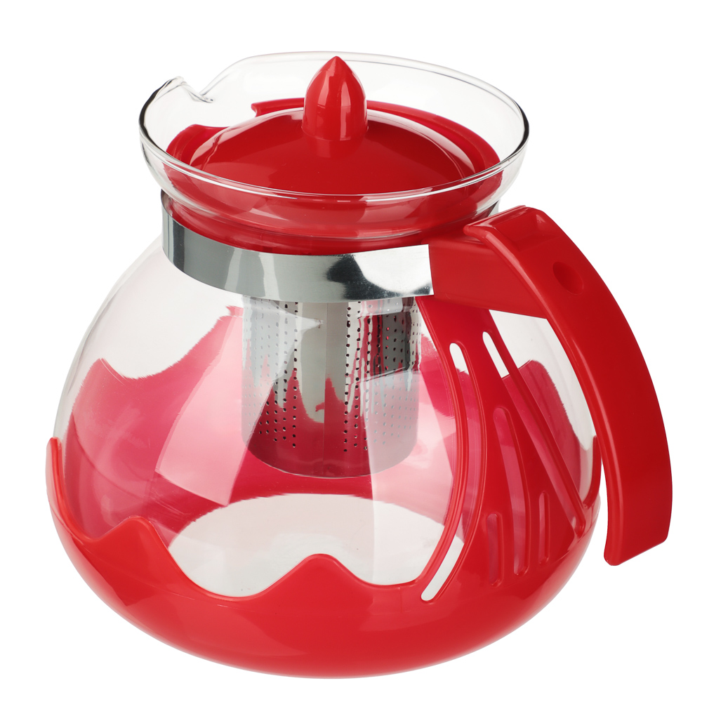 VETTA Классик Чайник заварочный 1,5л, стекло, нерж.сталь - #5