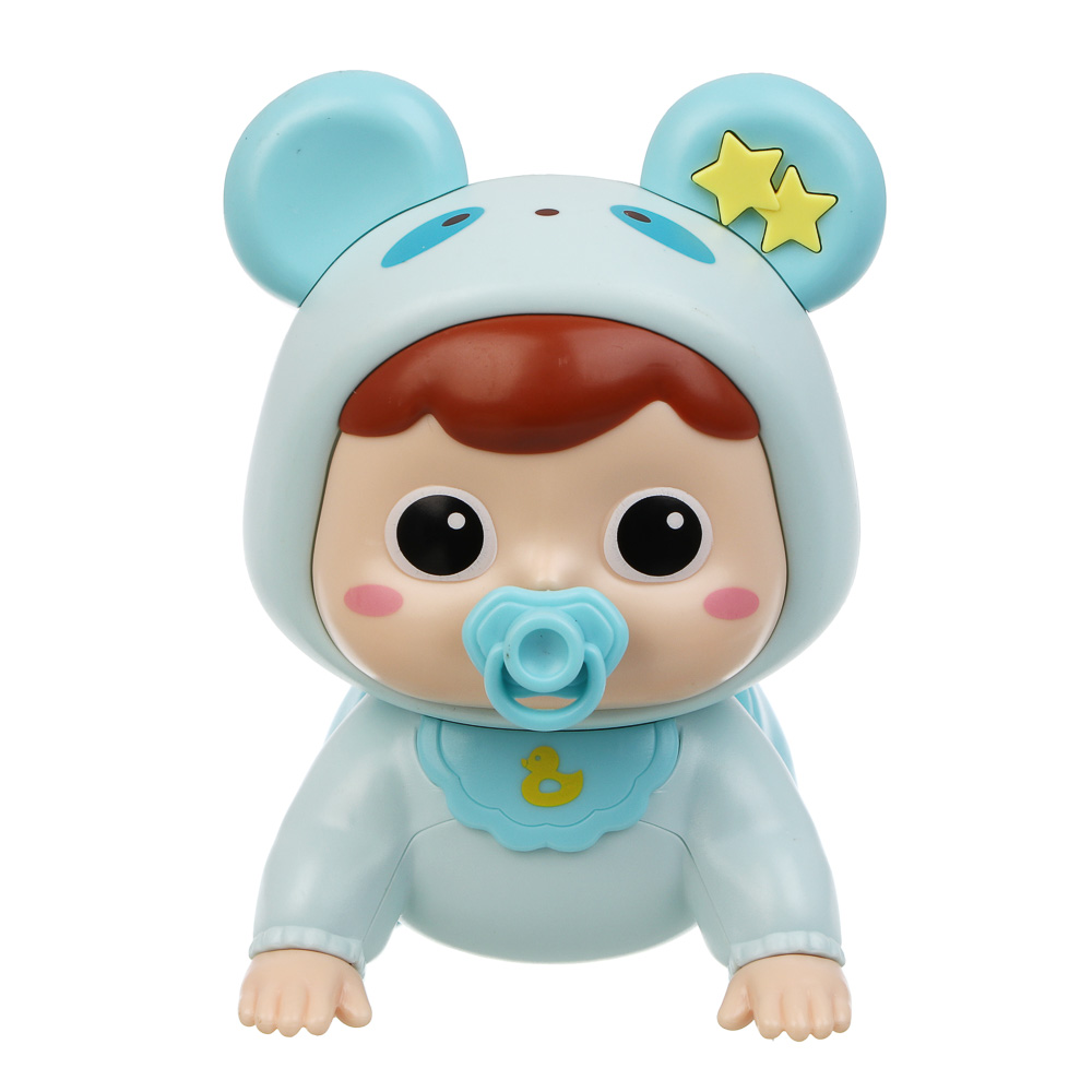 ИГРОЛЕНД Игрушка интерактивная ползунок "Малыш", звук, ABS, 2хААА, 13х9х12,5 см - #4