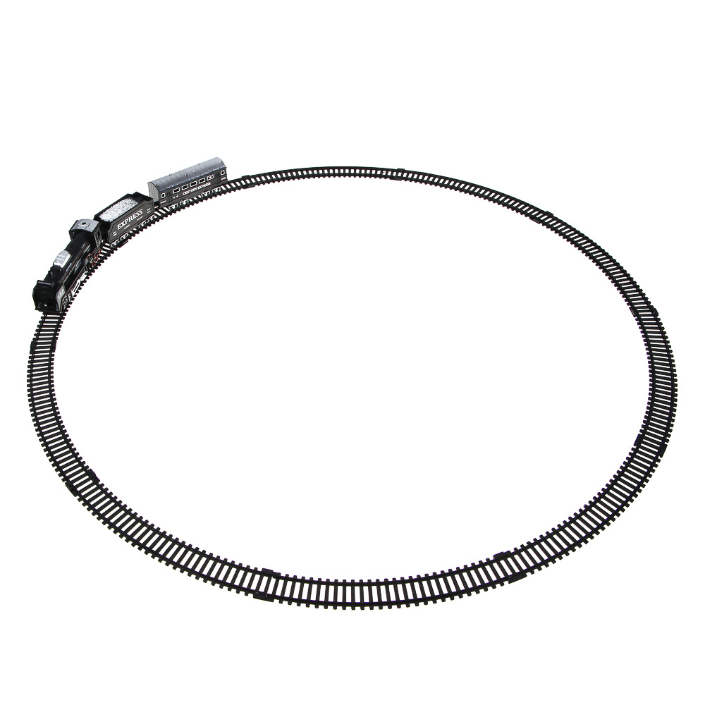 ИГРОЛЕНД Железная дорога "Ретро", движение ,свет , 2АА, PP, HIPS, 35,7х24х4,3см - #10