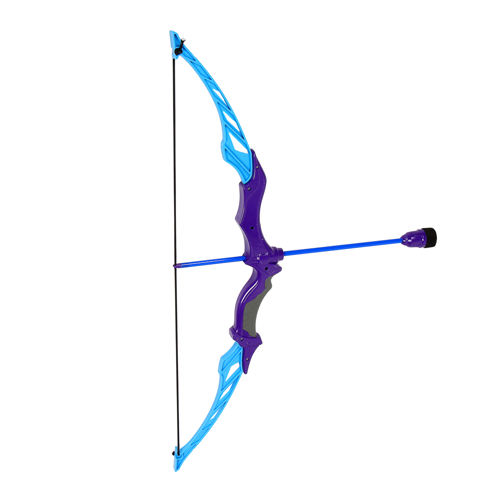 SILAPRO Набор лучника (лук 66см-1шт., стрела 40см-3шт.), пластик, голубой  купить с выгодой в Галамарт