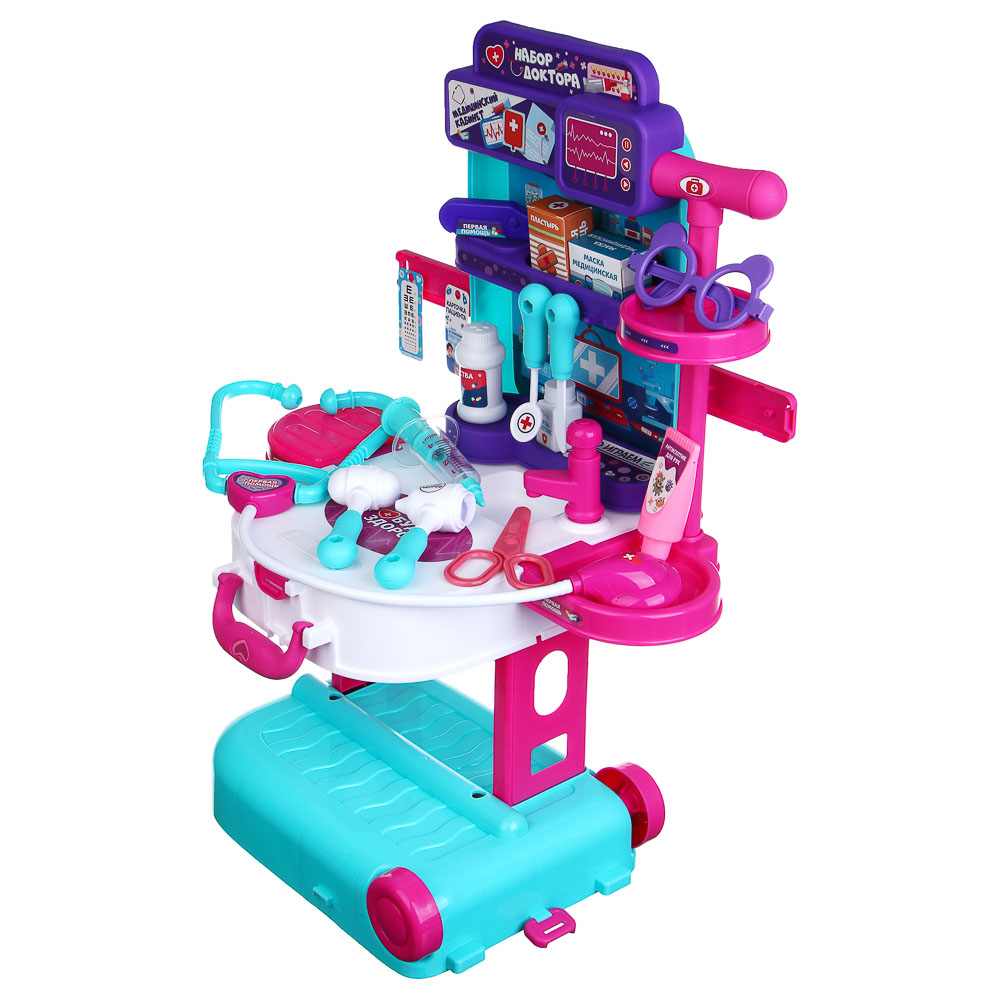 ИГРОЛЕНД Игровой набор доктора в чемодане, PP, картон, 24х13х31 см - #5