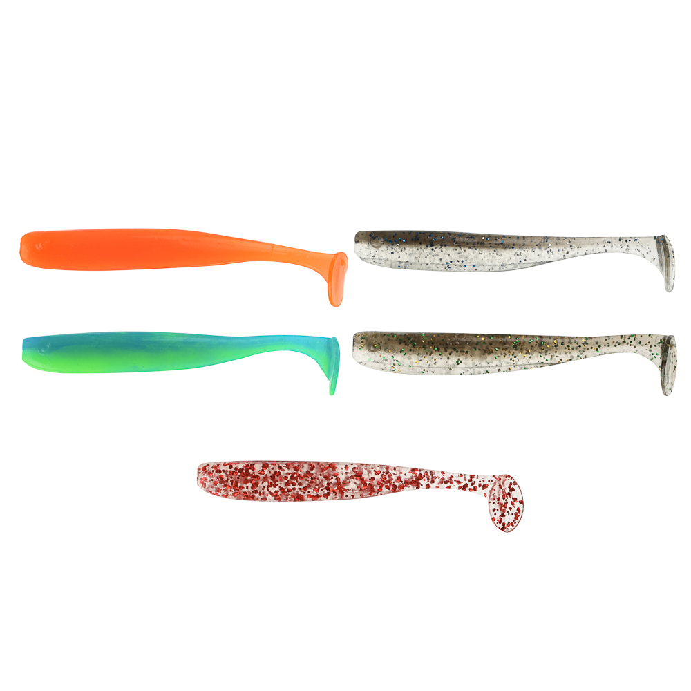 Приманка мягкая "Виброхвост оффсет 2.8" тм AZOR FISHING,силикон Премиум,70 мм,8 шт. в уп,микс цветов - #1