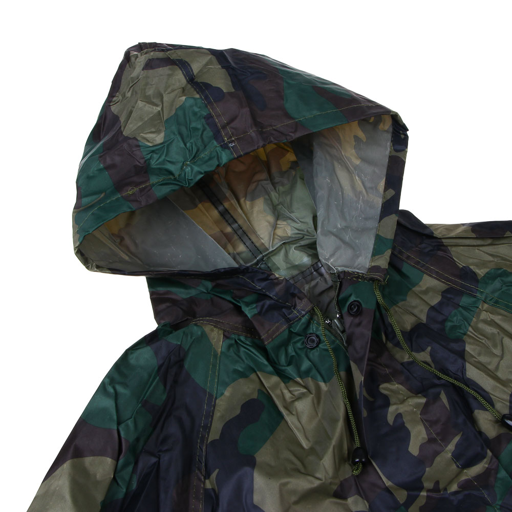 INBLOOM Дождевик-плащ "Камуфляж" XXXL, прорезиненный, полиэстер, 180 мкм - #2