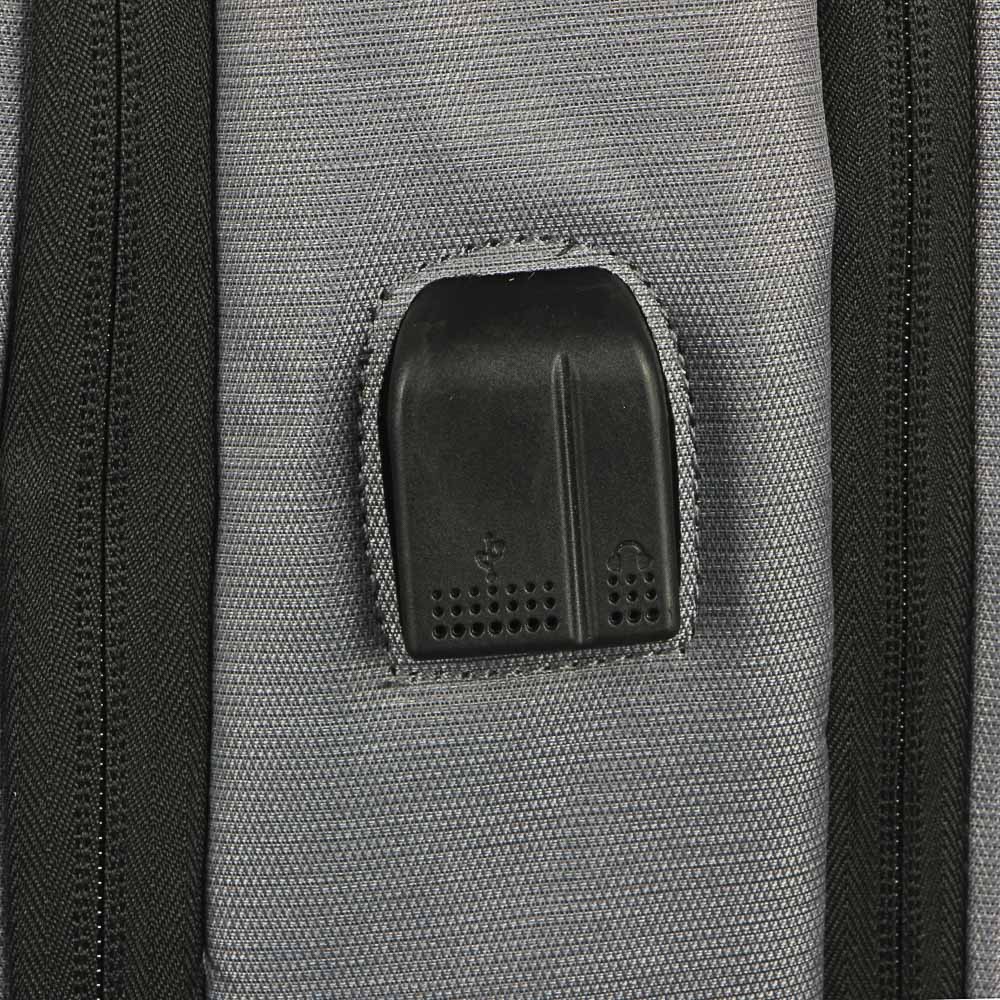 Рюкзак подростковый, 45х32x19см, 2 отд, 3 карм, ПЭ, иск.кожа,спинка с эрг.элем.,USB, 4 цвета - #6