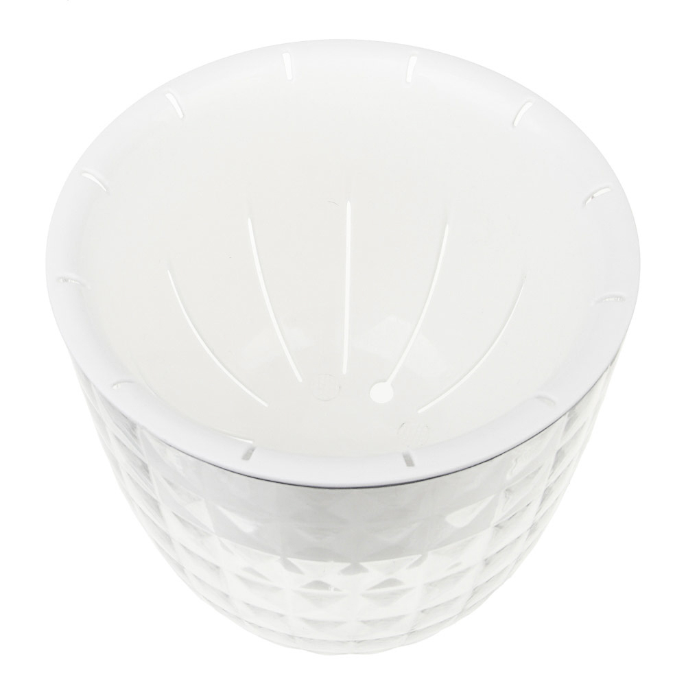 INBLOOM Кашпо 15х16см Кристалл, PET+PP - #3