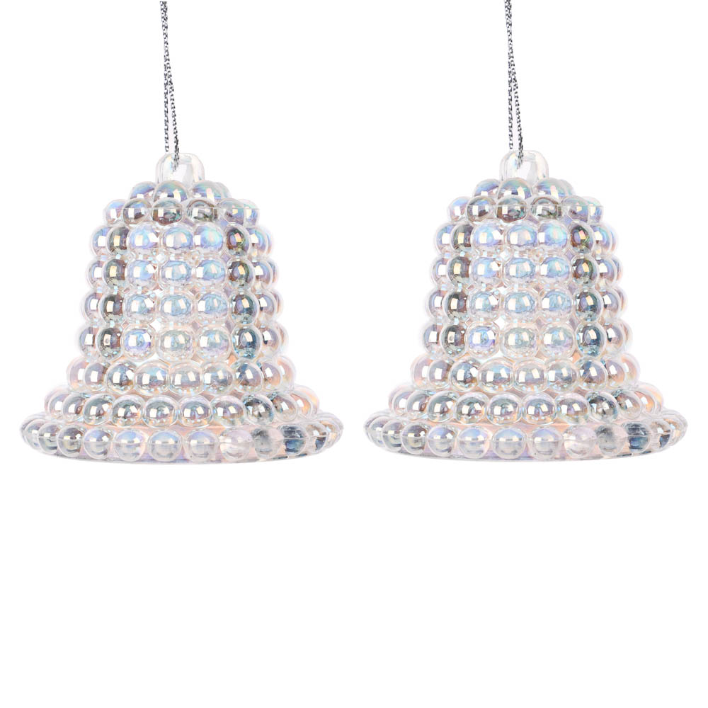 СНОУ БУМ Набор декоративных украшений "Колокольчики" 2 шт, 5.5x6 см, акрил - #1