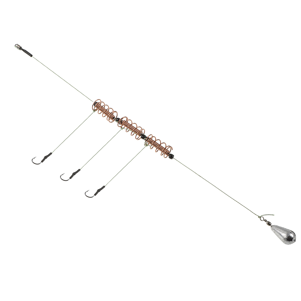 Набор снастей тм AZOR FISHING, 3шт, фидерная с эффектом самоподсечки "смерть карася" - #1