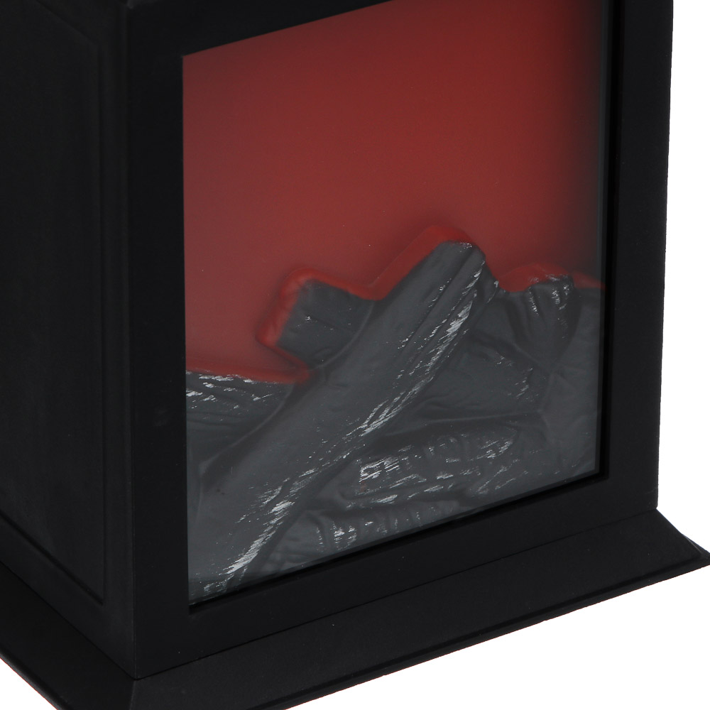 Светильник - камин декоративный LED тм СНОУ БУМ, 15,7x13,8x26см, PP, стекло, 3хАА, 1 режим - #2