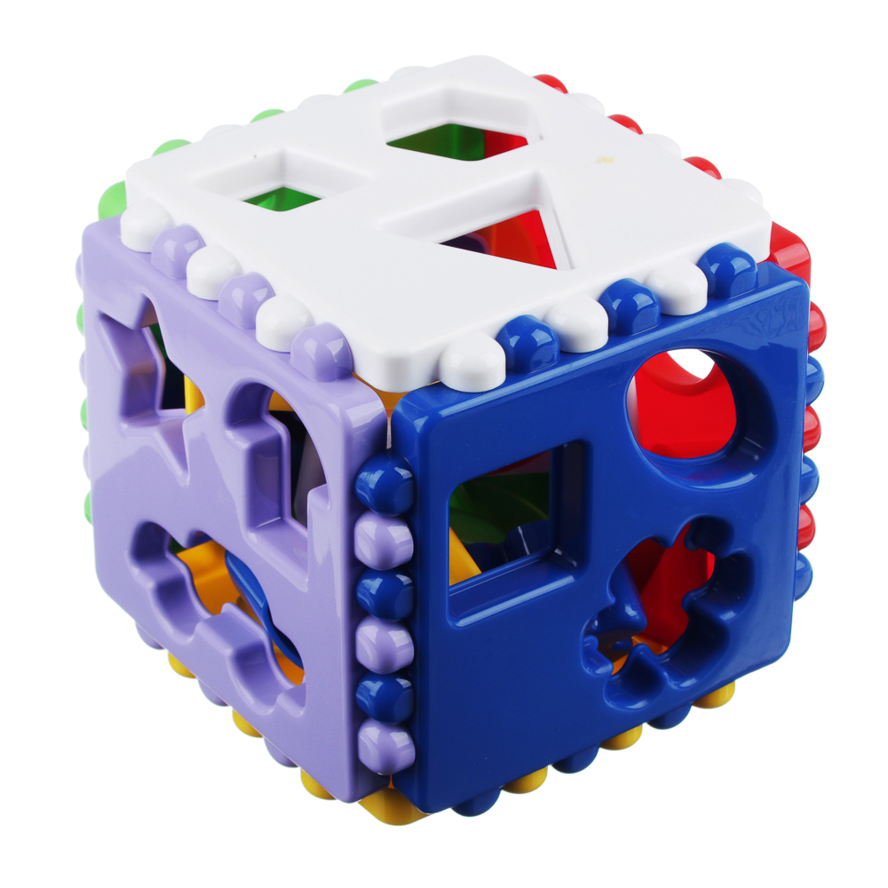 Логический куб большой РЫЖИЙ КОТ, 12х12х12 см - #1