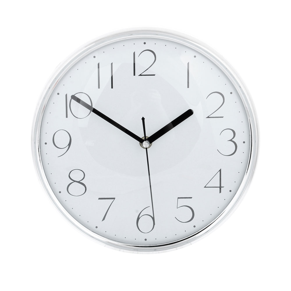 Часы настенные Ladecor chrono "Металлик", серебро - #1