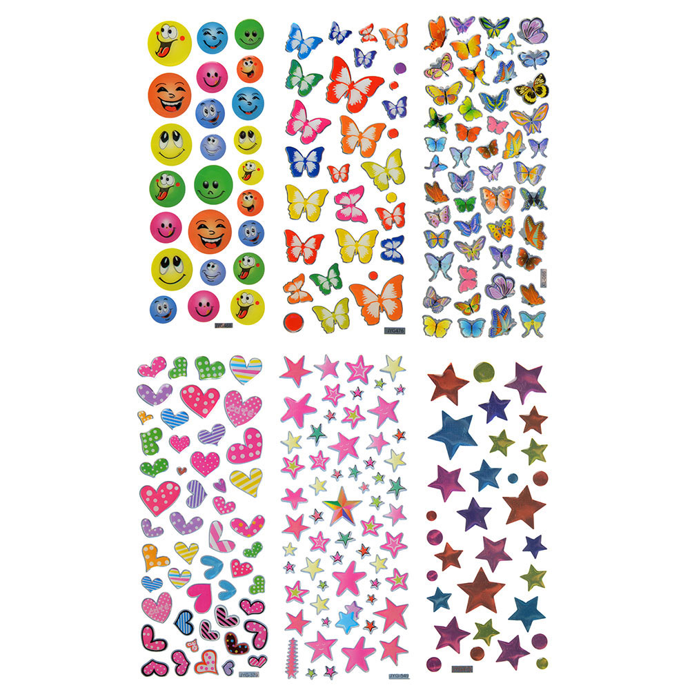 Наклейка детская, 20х7,5см, пластик, 5-7 дизайнов, арт.12-10 - #4
