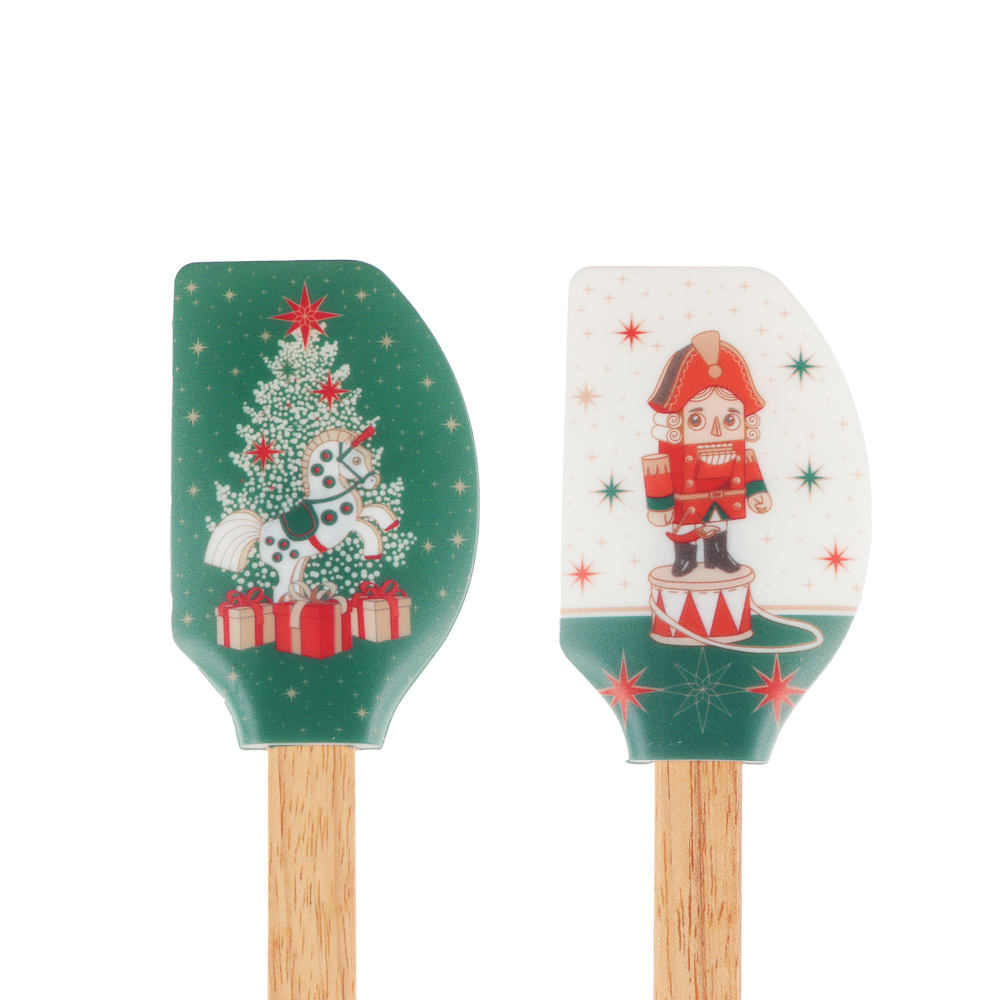 Новогодняя коллекция Щелкунчик Набор 2 пр., лопатка силиконовая, форма для печенья, 2 дизайна - #3