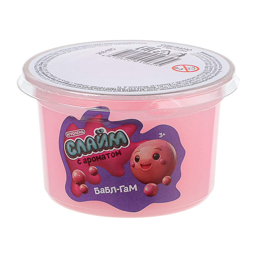 ИГРОЛЕНД Игрушка для детей из полимерных пластичных масс, "Слайм" с ароматом, 100 мл, 6 дизайнов - #4