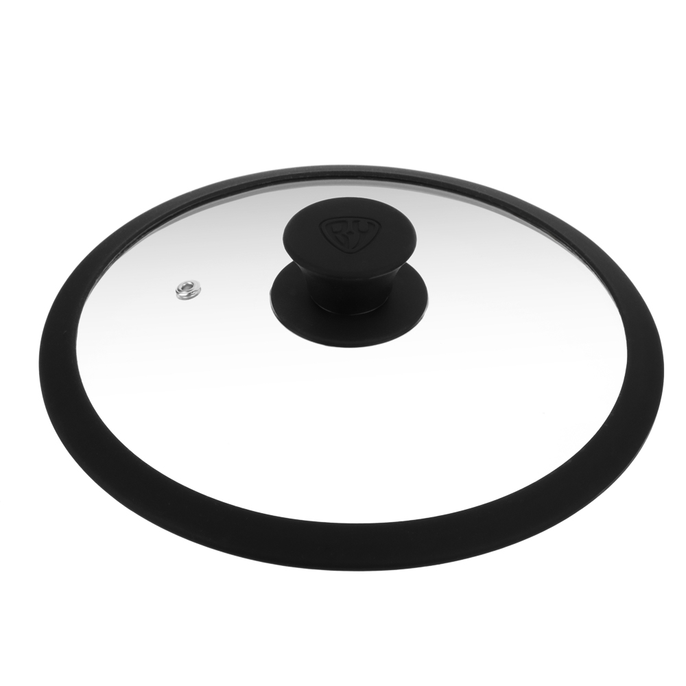 SATOSHI Крышка стекло/силикон с ручкой, 22см - #2