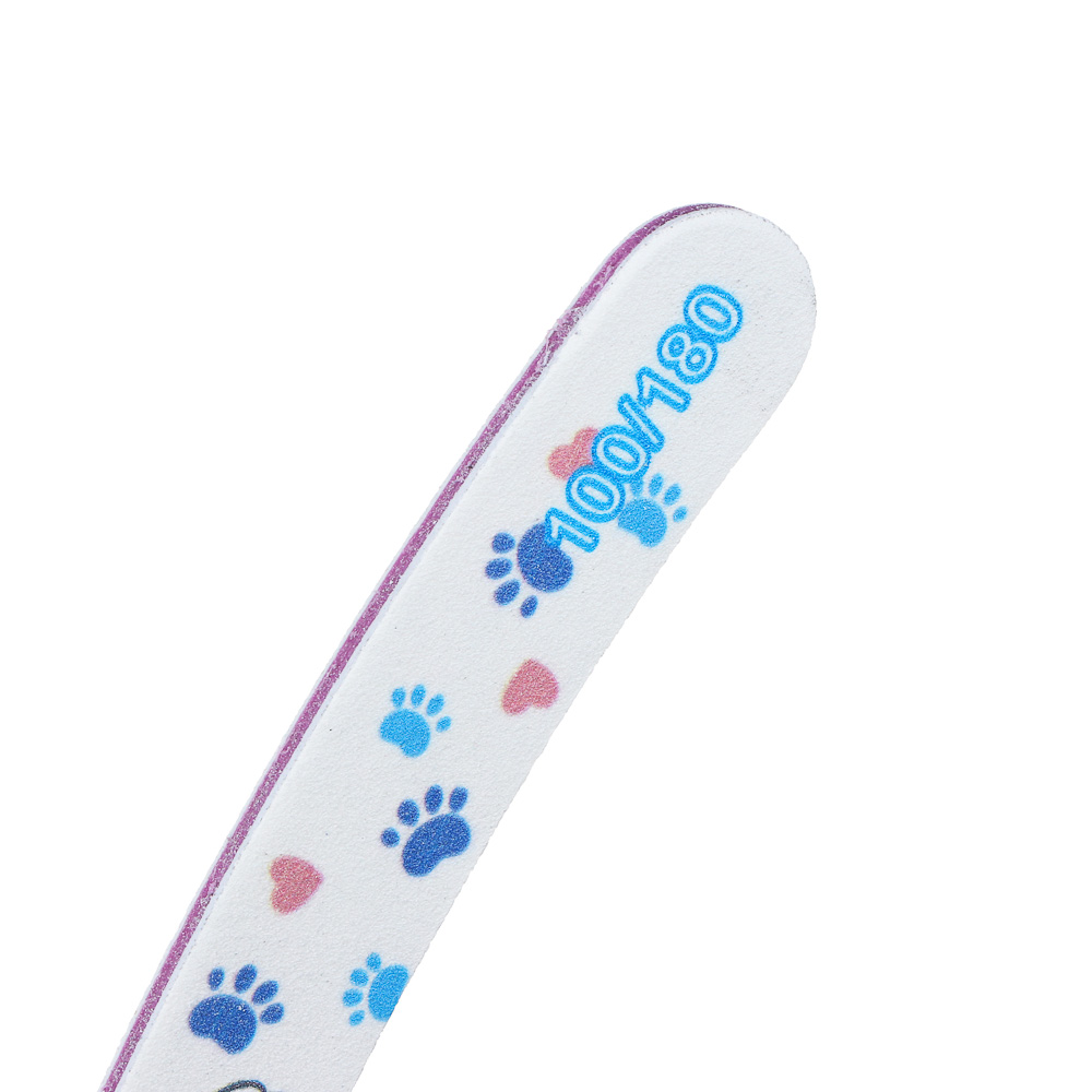 Пилка шлифовальная тм ЮL2-х сторонняя, 100/180 грит, ЭВА, пластик, 17,8 см, 2 формы - #3