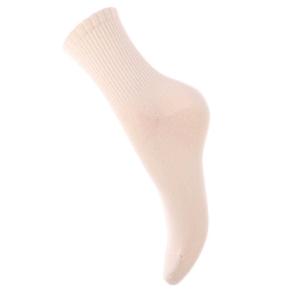 Носки женские высокие в рубчик, тм Turkan, р. 36-41, 90%хлопок, 8% п/а, 2%лайкра,цвета в ас-те,7158 - #2