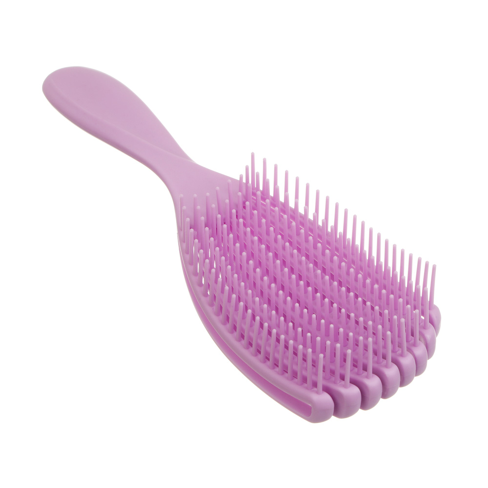 Расческа массажная веерная тм ЮНИLOOK, 23 см, пластик, 4 цвета - #2