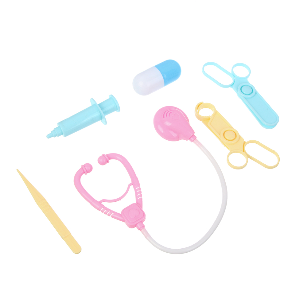 ИГРОЛЕНД Кукла с аксессуарами для игры в пакете, ABS, PP, 14х3х19 см, 4 дизайна - #4