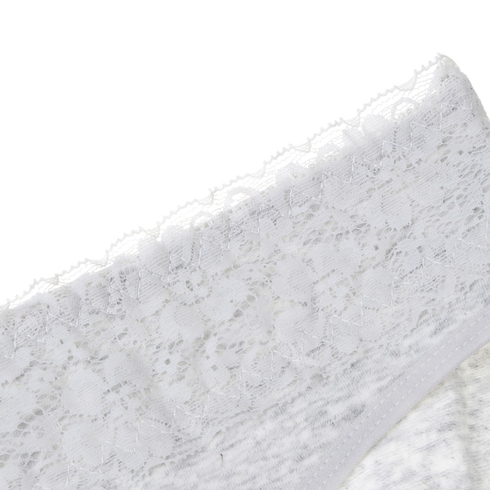 GALANTE Трусы-слипы женские с декором, р.46, 95%хлопок, 5%спандекс, серый НБ25-12 - #2