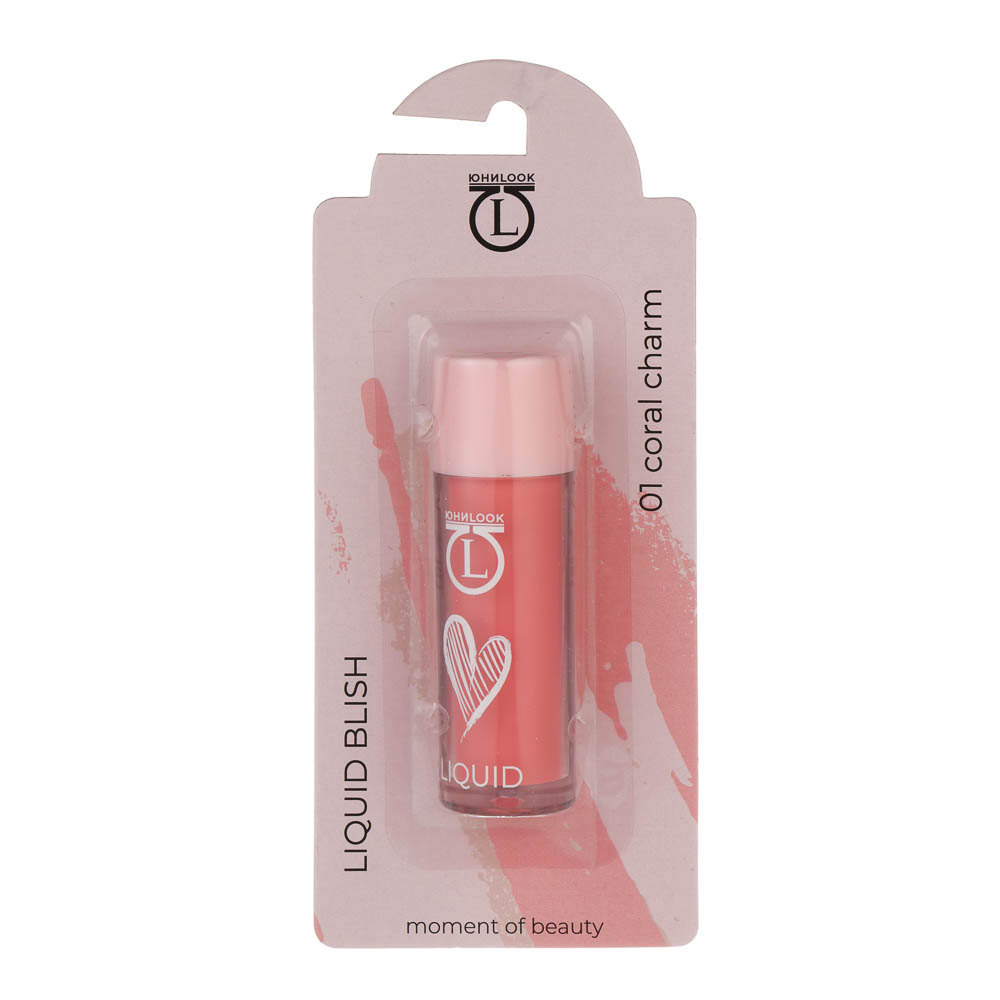 Румяна жидкие с комфортным широким аппликатором тм ЮНИLOOK , 4,8 гр - #4