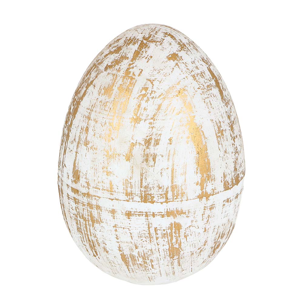Декор "Пасхальный", в виде яиц с подвесами, поталь, 6 шт, 7 см - #3